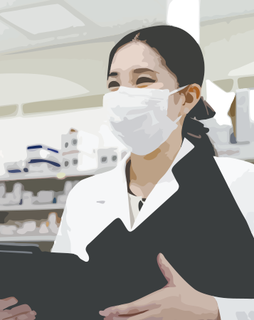 女性の薬剤師